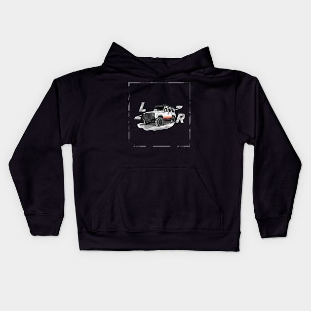 Defender 110 Kids Hoodie by Saturasi